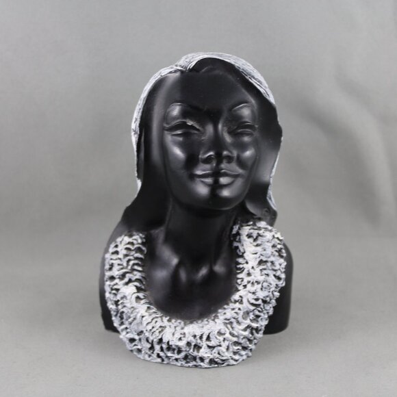 Vintage Tiki Bust - Leialoha Female by Frank Schirman - Made with Coral - Picture 4 of 10